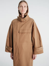 AF Agger - Water Resistant Coat in Tobacco