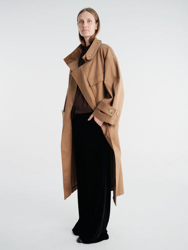 AF Agger - Water Resistant Coat in Tobacco