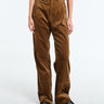 AF Agger - Corduroy Box Trousers in Cognac