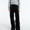 AF Agger - Corduroy Box Trousers in Black
