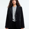AF Agger - Corduroy Straight Blazer in Black