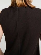 AF Agger - Linen Maxi Dress in Dark Brown