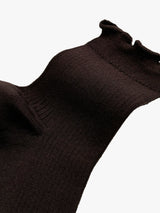 Aiayu - Cotton Frill Sock in Chocolate
