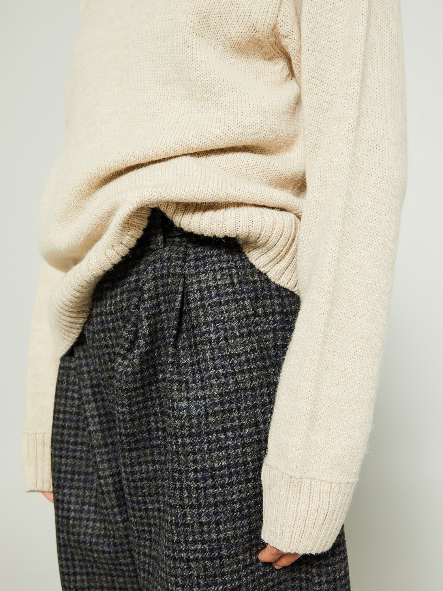 Aiayu - Highland Sanna Wool Sweater in Pure Natural