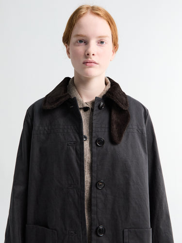 Aiayu - Jamie Jacket Ripstop Oilskin in Antracite