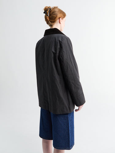 Aiayu - Jamie Jacket Ripstop Oilskin in Antracite