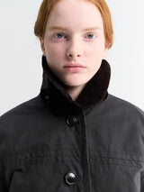 Aiayu - Jamie Jacket Ripstop Oilskin in Antracite