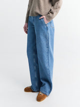 Aiayu - Carlo Midwaist Wide Jeans in Clear Blue