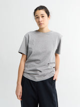 Aiayu - Classic Circular Tee in Grey Melange