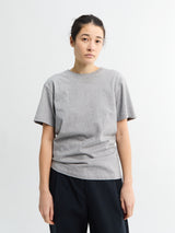 Aiayu - Classic Circular Tee in Grey Melange