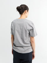 Aiayu - Classic Circular Tee in Grey Melange