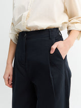 Aiayu - Billy Pant Zip in Black Navy