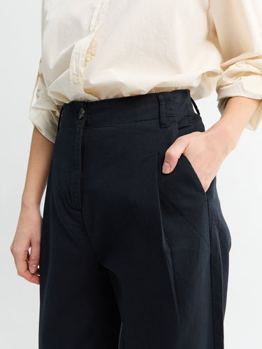 Aiayu - Billy Pant Zip in Black Navy
