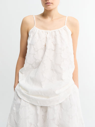 Aiayu - Strap Top Laceflower in White