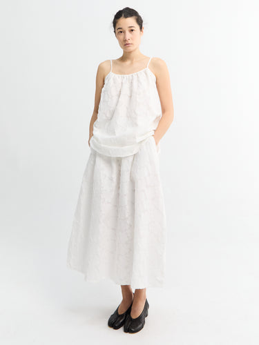 Aiayu - Strap Top Laceflower in White