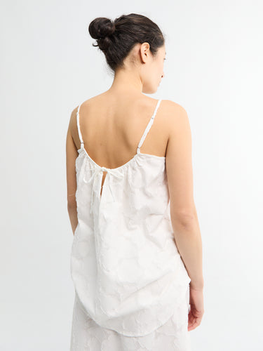 Aiayu - Strap Top Laceflower in White
