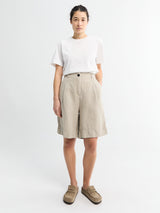Aiayu - Willy Shorts Heavy Linen in Pure Natural