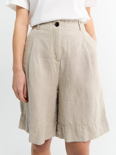 Aiayu - Willy Shorts Heavy Linen in Pure Natural