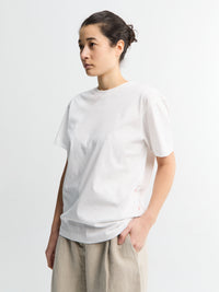 Aiayu - Classic Circular Tee in White