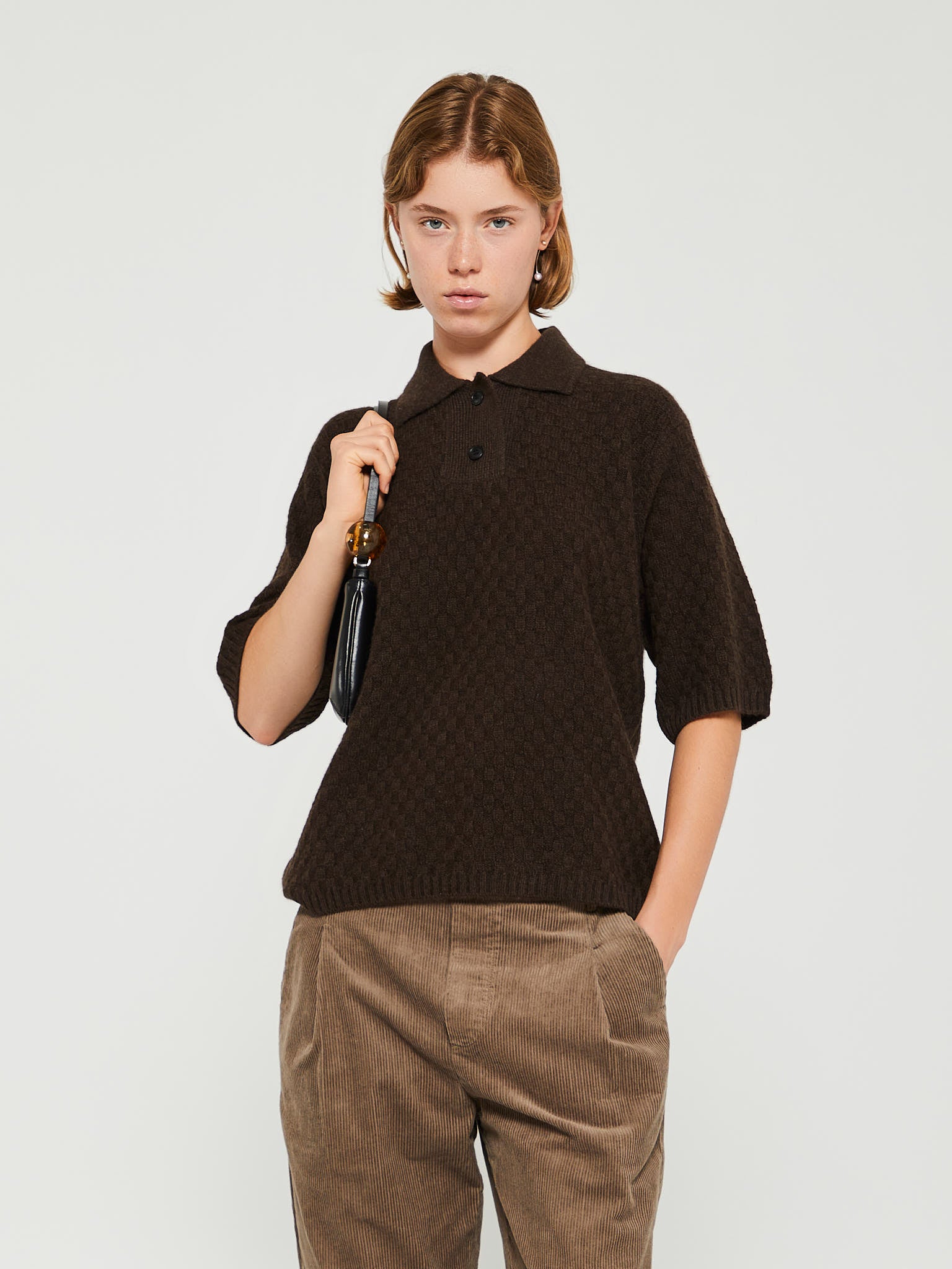 Aiayu - Heike Blouse in Dark Brown