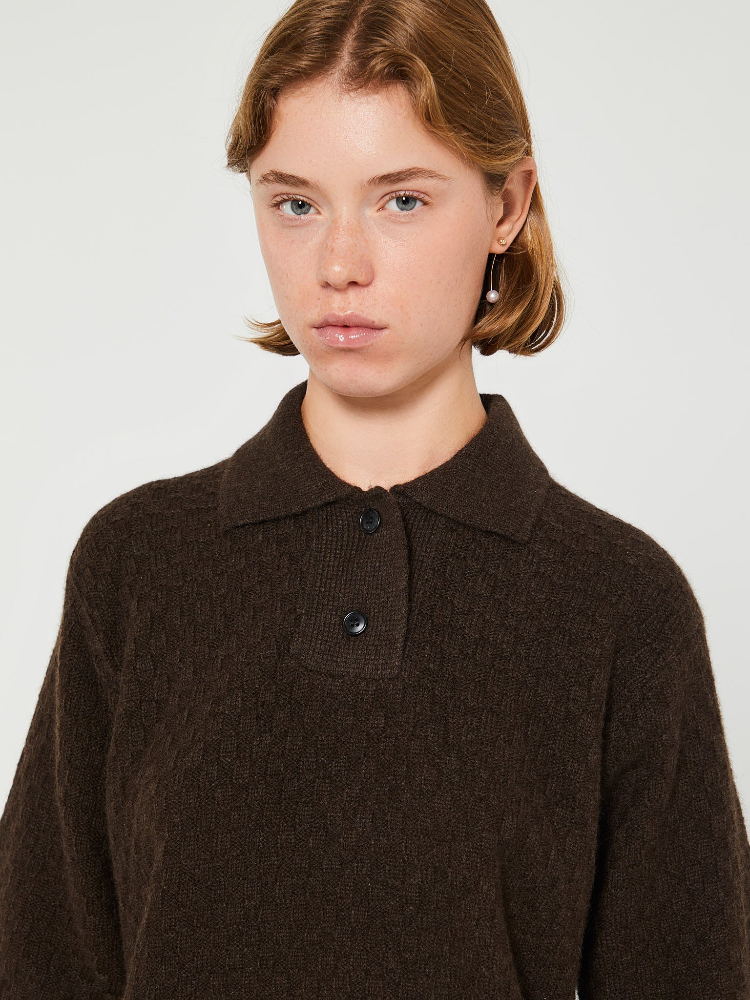 Aiayu - Heike Blouse in Dark Brown