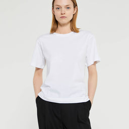 Aiayu - Classic Circular T-Shirt in White