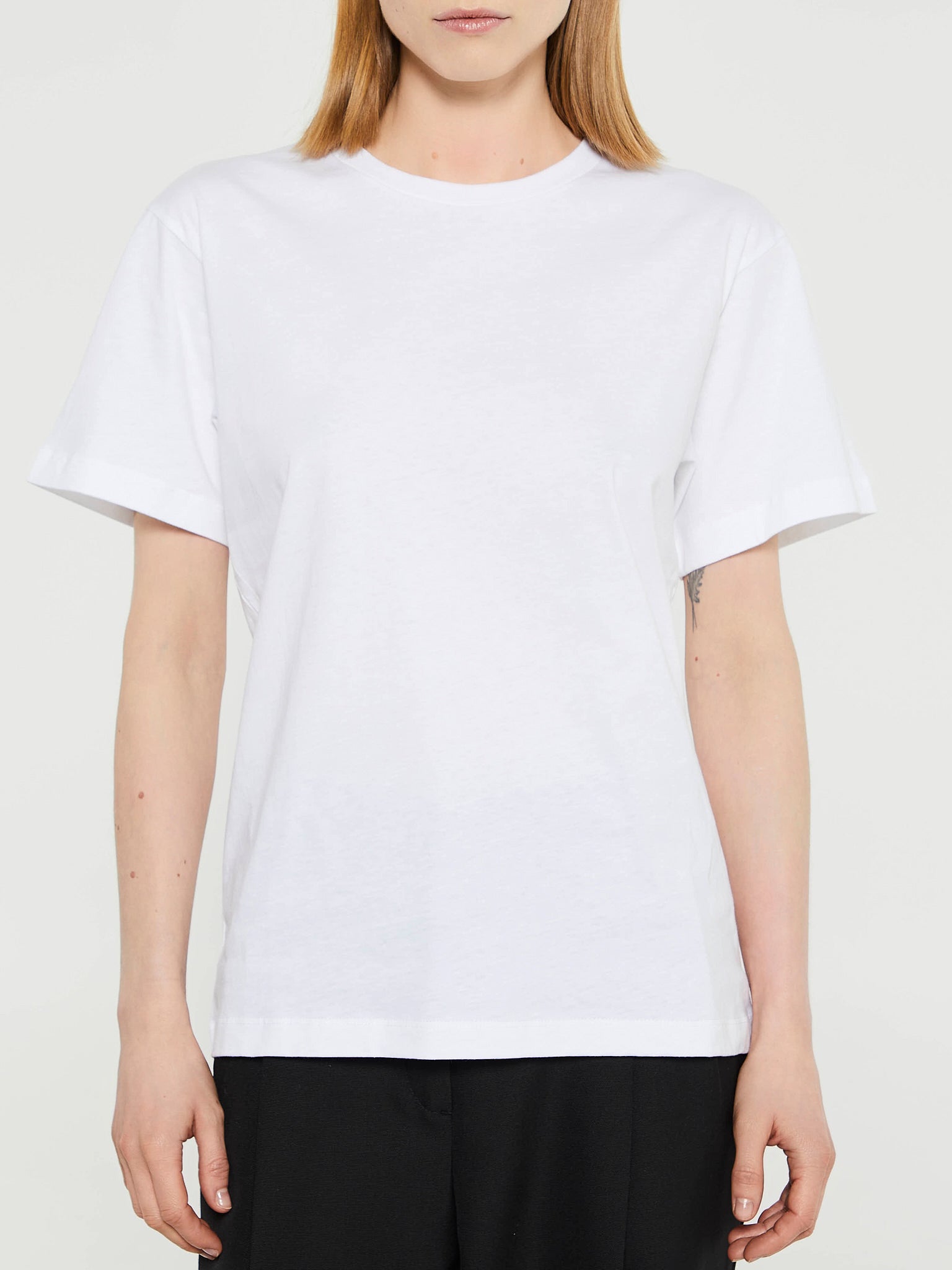 Aiayu - Classic Circular T-Shirt in White