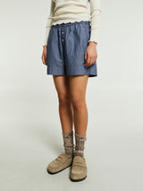 Aiayu - Casual Shorts Letto in Mix Blue
