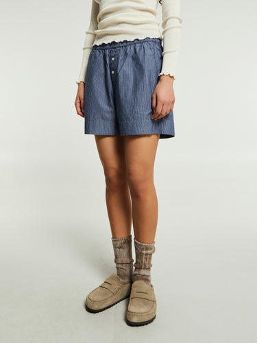Aiayu - Casual Shorts Letto in Mix Blue