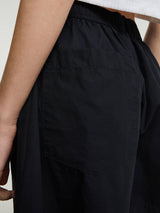 Aiayu - Lulu Poplin Shorts in Black Navy