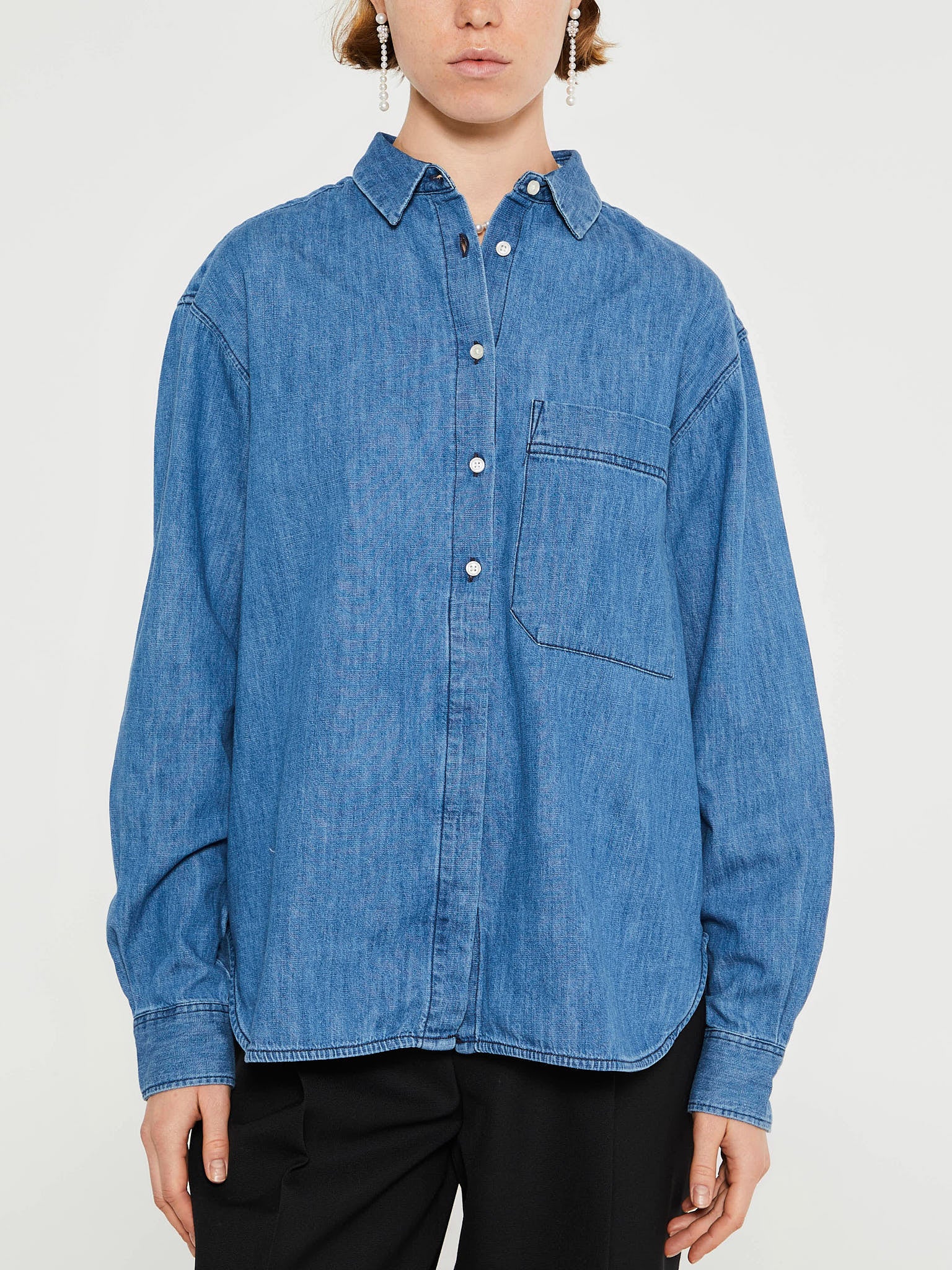 Aiayu - Lynette Shirt Denim in Iceberg