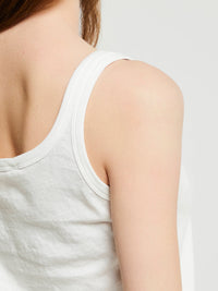 Aiayu - Messhu Tank Top in Pure Ecru