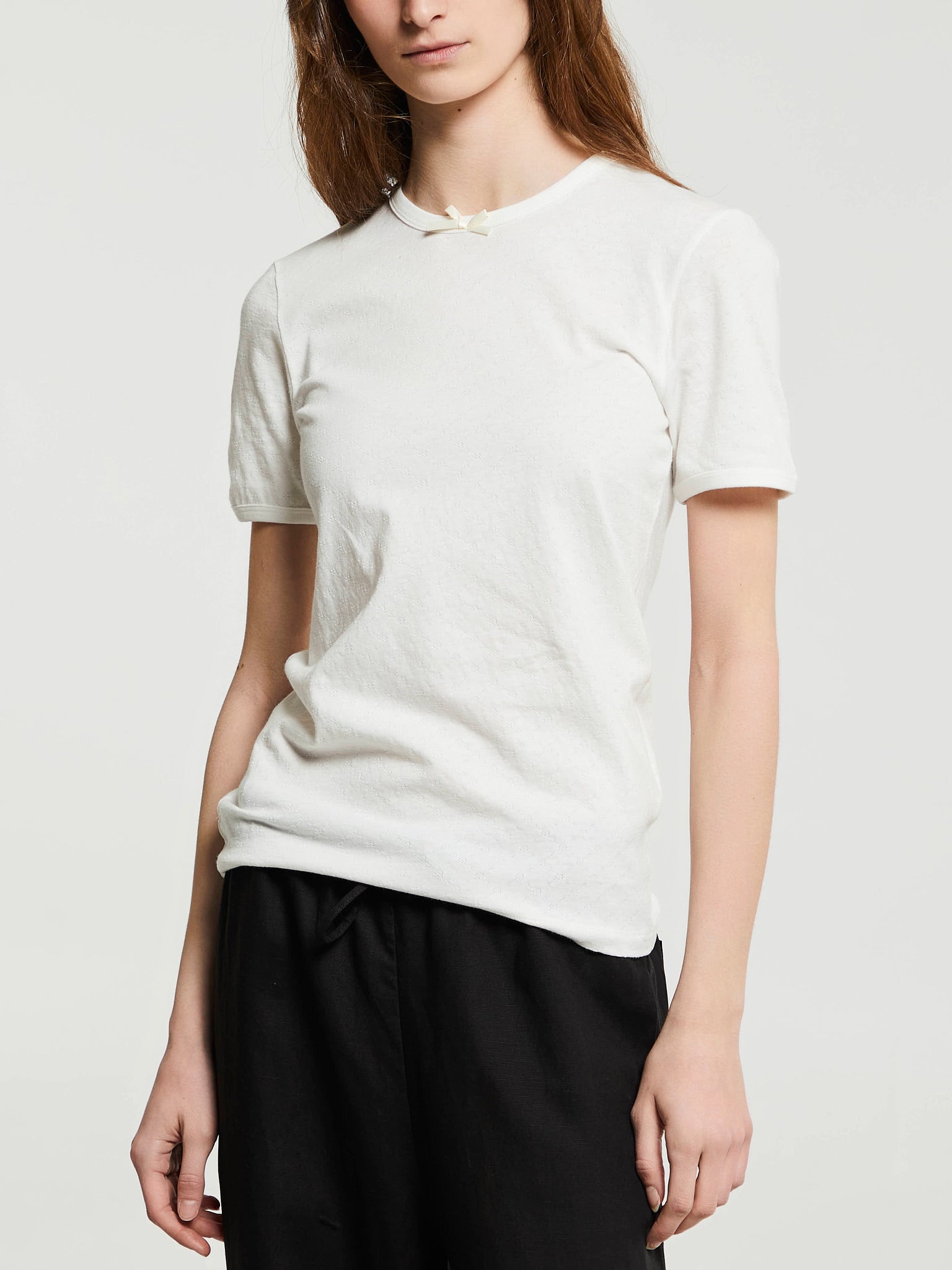 Aiayu - Messhu T-Shirt in Pure Ecru