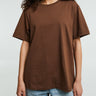 Aiayu - Classic Circular T-Shirt in Coffee