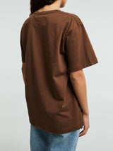 Aiayu - Classic Circular T-Shirt in Coffee