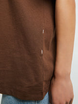 Aiayu - Classic Circular T-Shirt in Coffee