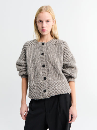 Aiayu - Sierra Cardigan in Pure Grey