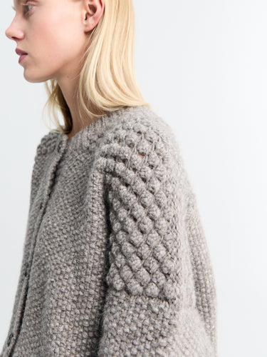 Aiayu - Sierra Cardigan in Pure Grey