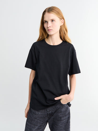 Aiayu - Classic Circular Tee II in Black