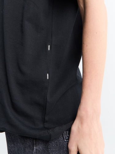 Aiayu - Classic Circular Tee II in Black