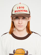 Alex Zono - I Dig Running Trucker Hat in Brown