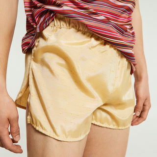 Alex Zono - Silk Dream Shorts in Gold