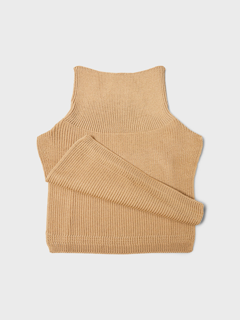 Neckwarmer in Camel