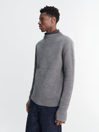 Andersen-Andersen - Navy Crewneck in Grey