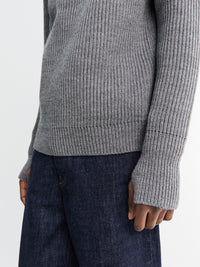 Andersen-Andersen - Navy Crewneck in Grey