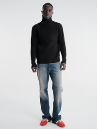 Andersen-Andersen - Navy Turtleneck in Black