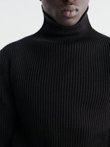 Andersen-Andersen - Navy Turtleneck in Black