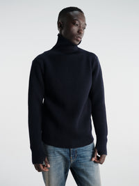 Andersen-Andersen - Navy Turtleneck in Navy
