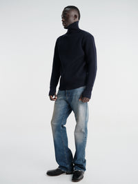 Andersen-Andersen - Navy Turtleneck in Navy