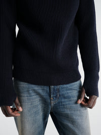 Andersen-Andersen - Navy Turtleneck in Navy